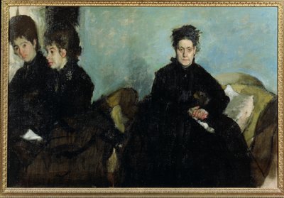 La Duchesse de Montejasi et ses filles Elena et Camilla, 1876 - Edgar Degas